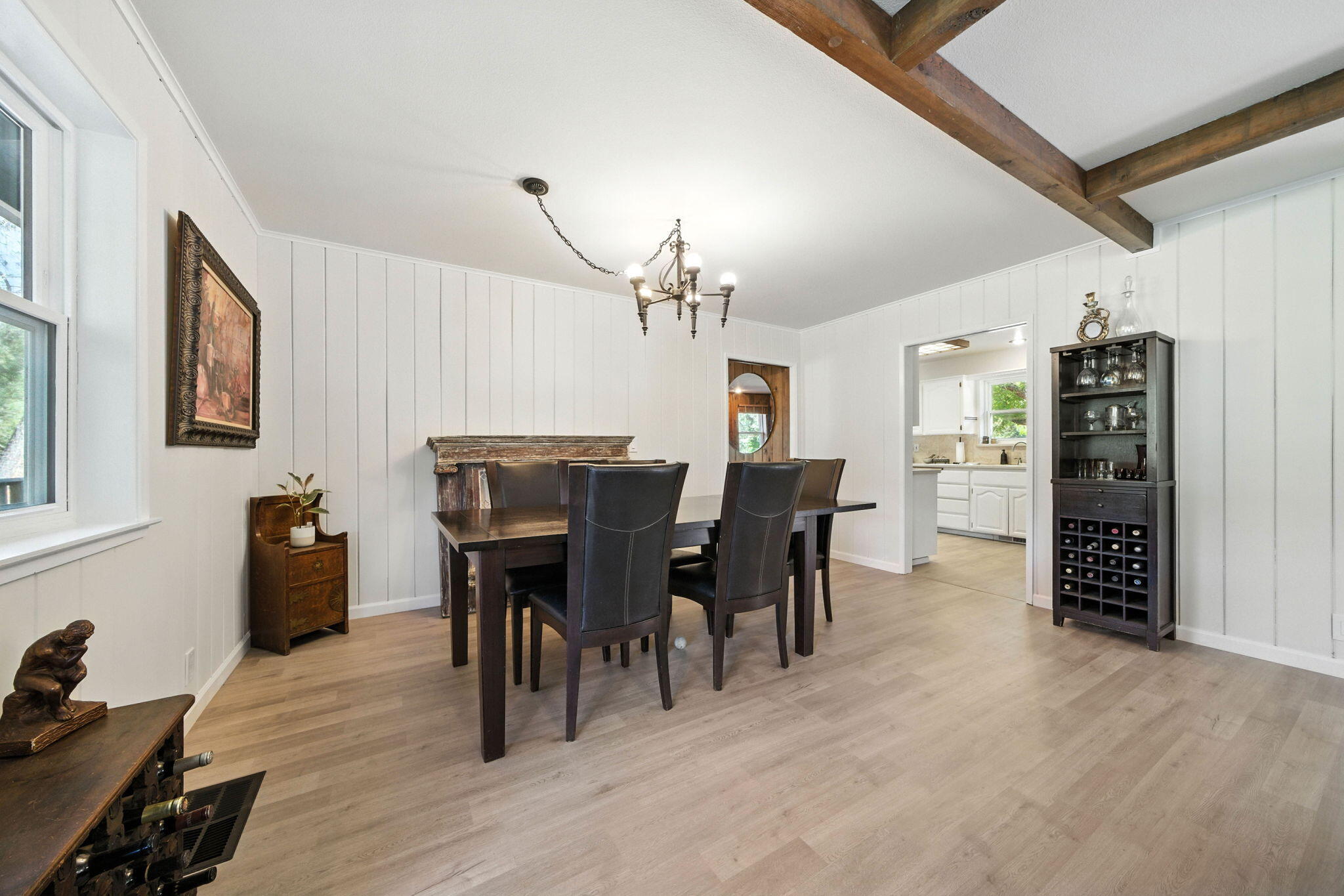 61 Chief George Lewiston, CA 96052 - Photo 34 of 101 a view of a dining room with furniture and wooden floor