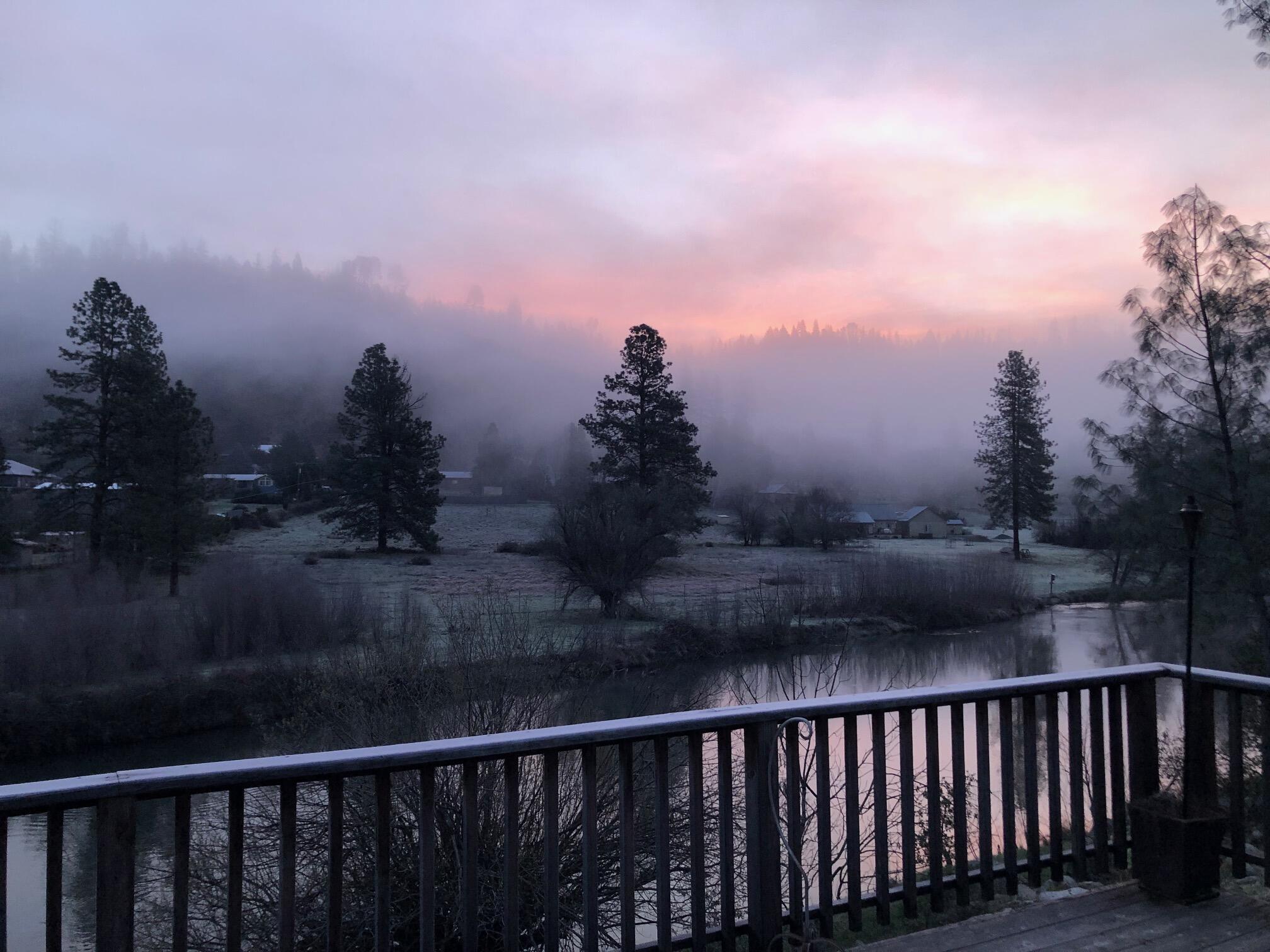 61 Chief George Lewiston, CA 96052 - Photo 10 of 101 a view of a balcony with a yard