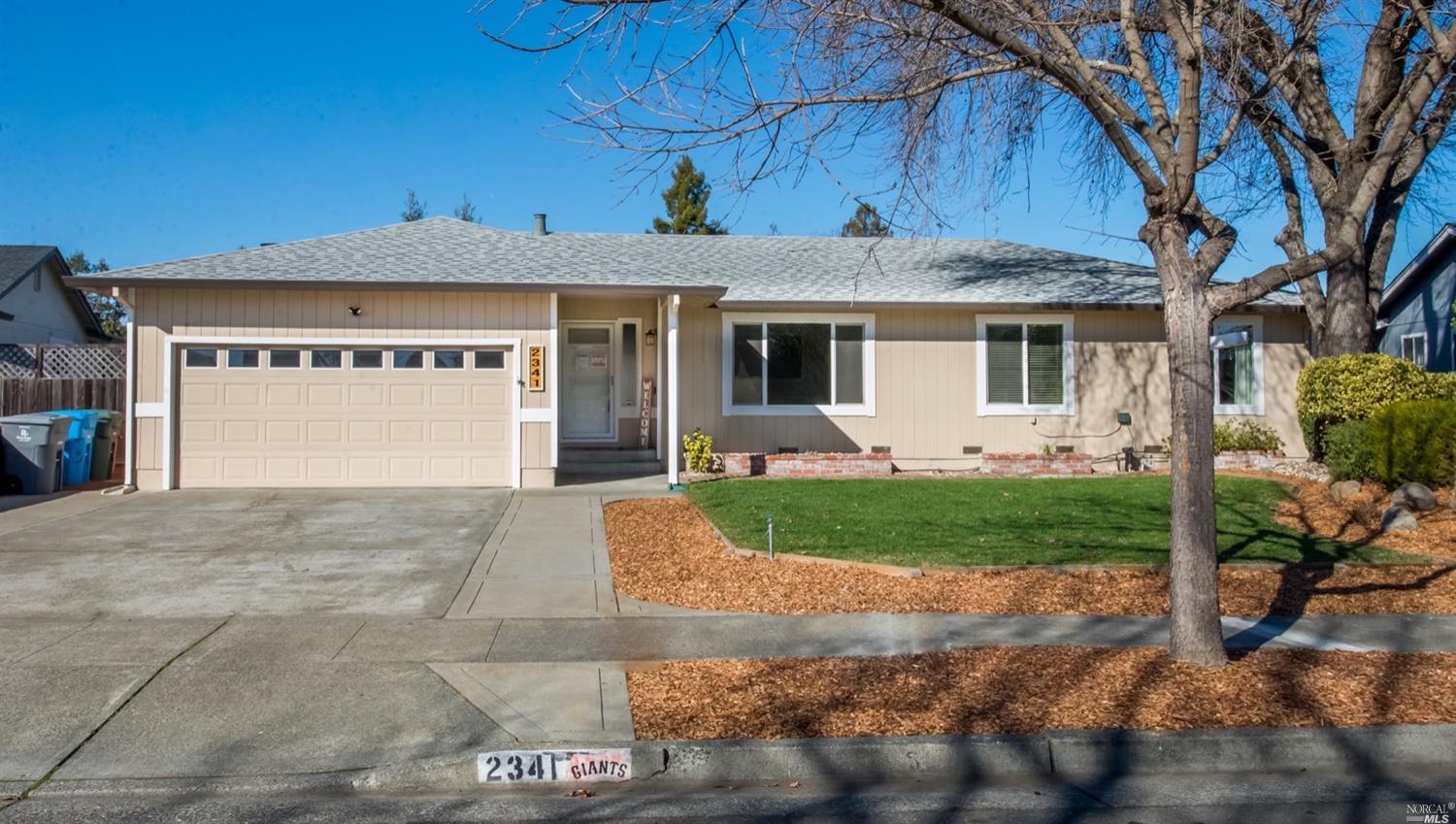 2341 Hickock Court Santa Rosa, CA 95403 - Photo 1 of 1 Welcome Home to 2341 Hickock Ct! Large front yard with mature trees.