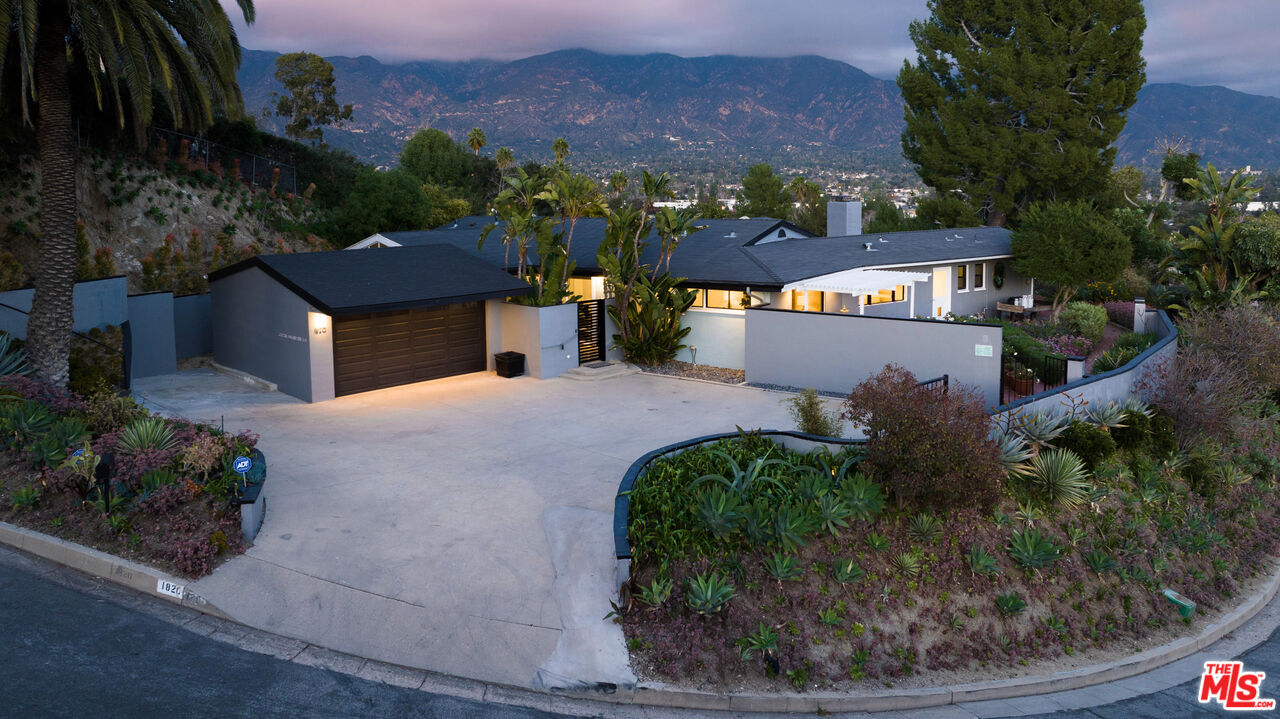 1820 Braemar Road Pasadena, CA 91103 - Photo 70 of 75 an aerial view of a house with a yard