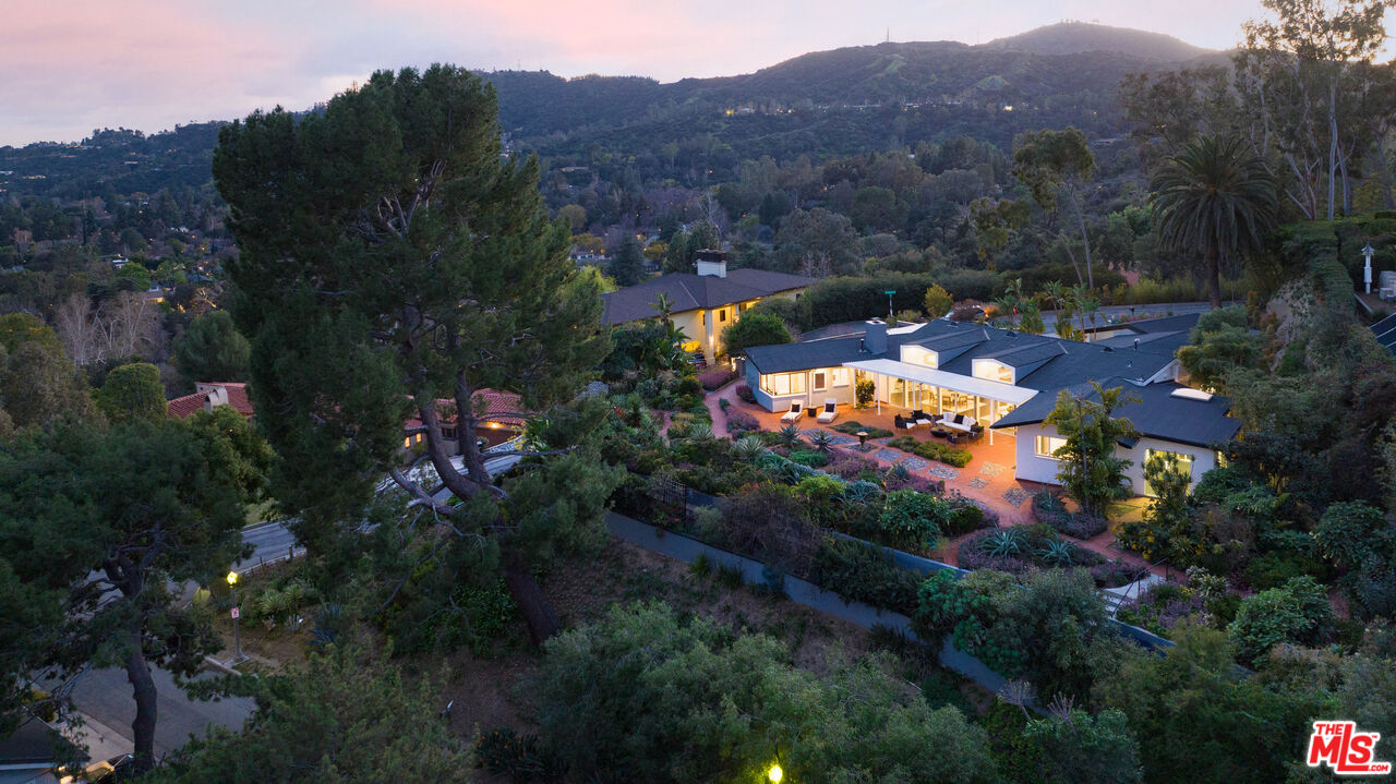 1820 Braemar Road Pasadena, CA 91103 - Photo 72 of 75 an aerial view of a house with a garden