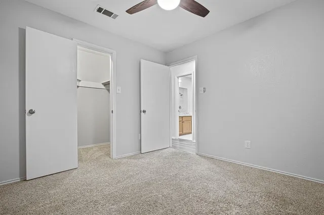 a view of an empty room