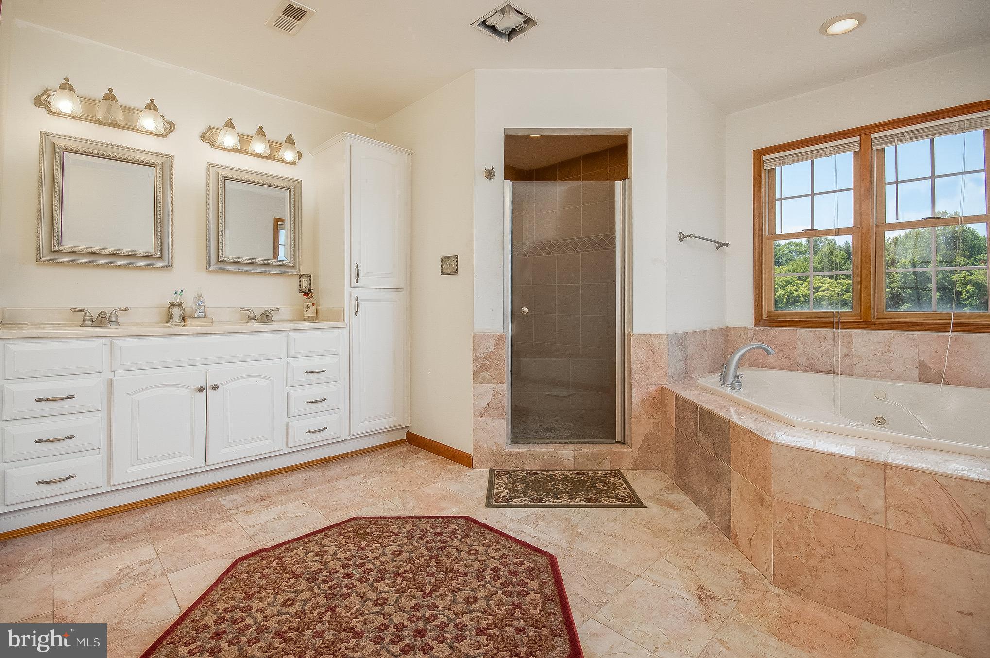 11425 Custers Trace Spotsylvania, VA 22553 - Photo 31 of 60 a spacious bathroom with a tub sink and mirror