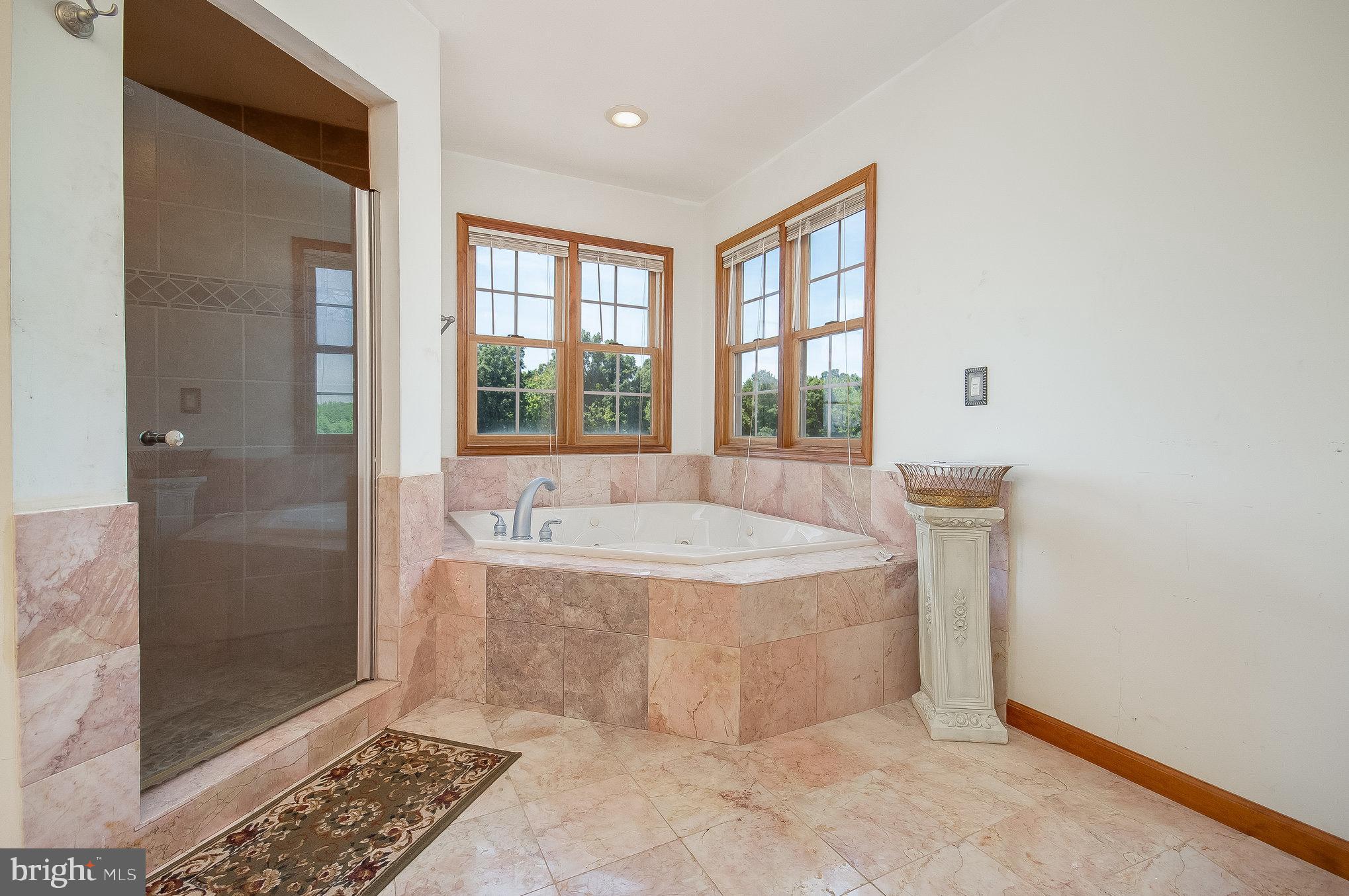 11425 Custers Trace Spotsylvania, VA 22553 - Photo 33 of 60 a spacious bathroom with a tub shower and mirror