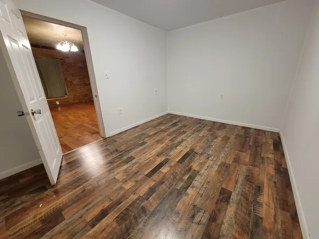 wooden floor in an empty room