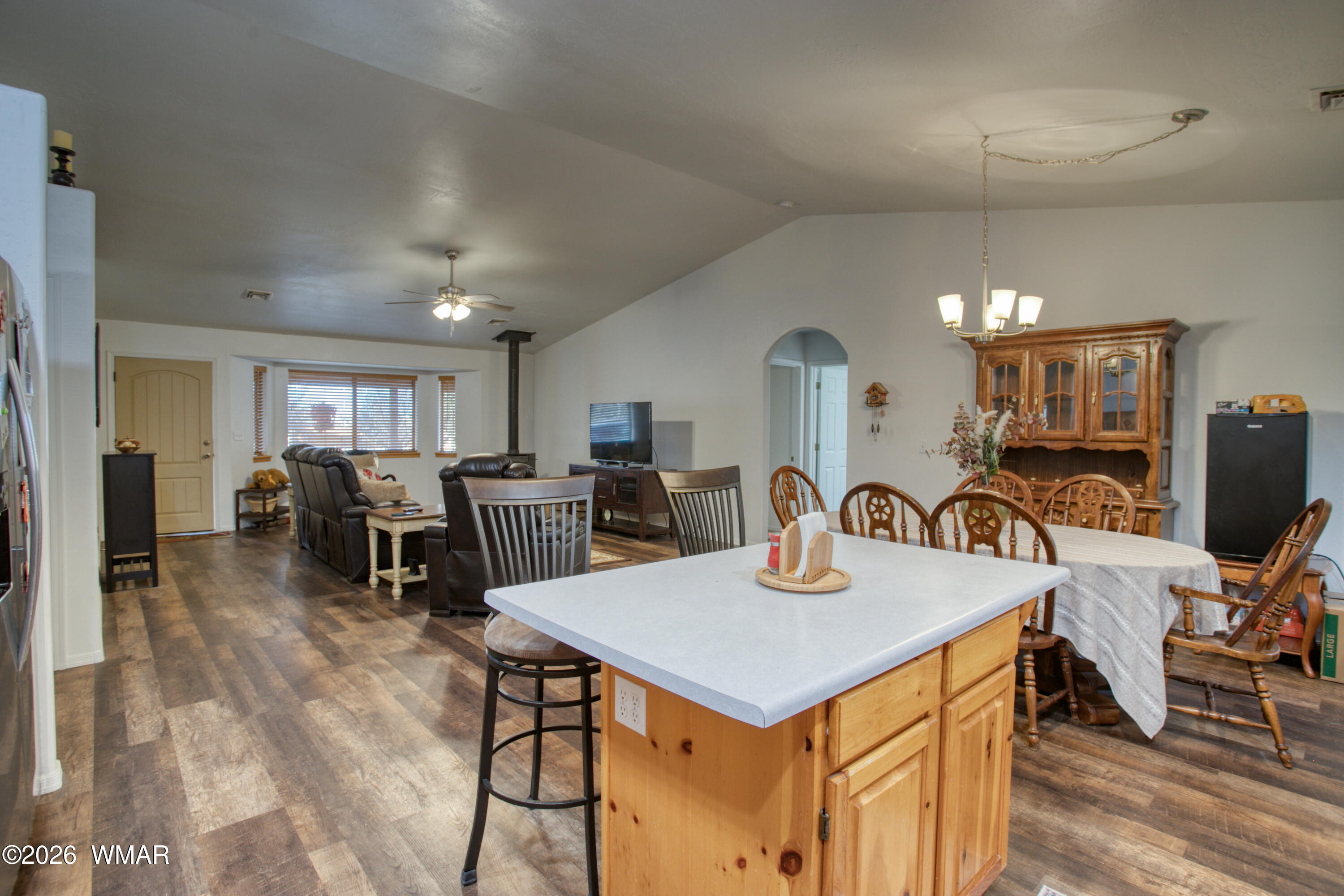 5381 Bear Run Road Lakeside, AZ 85929 - Photo 11 of 29 Kitchen to Living Area