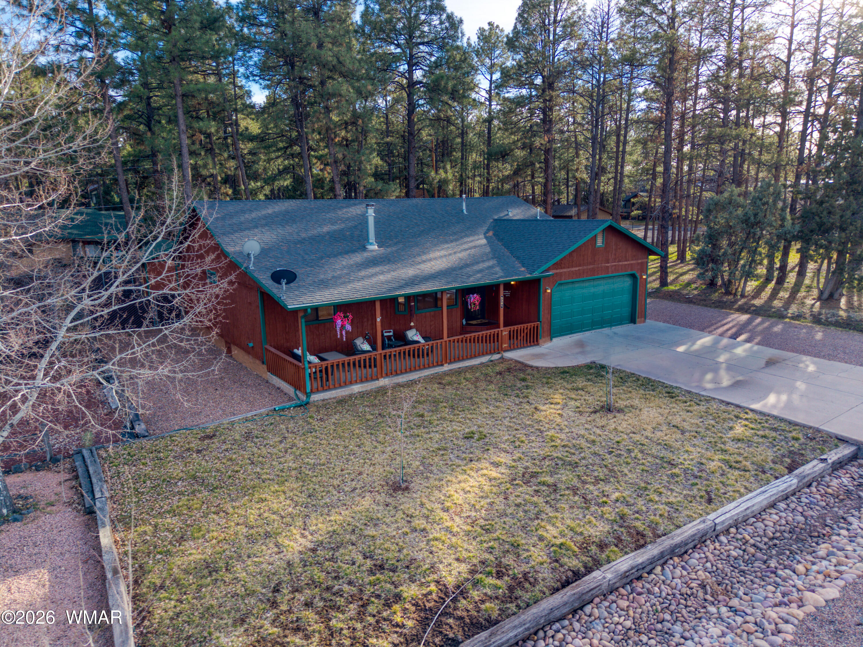 5381 Bear Run Road Lakeside, AZ 85929 - Photo 29 of 29 Aerial NE to SW