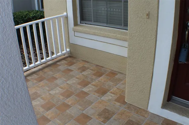 a view of front door with hallway