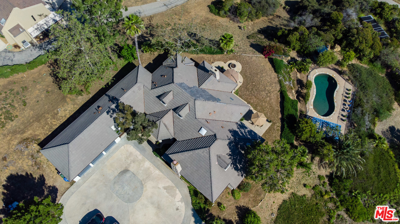 210 Lorine Lane Malibu, CA 90265 - Photo 12 of 48 an aerial view of a house with outdoor space