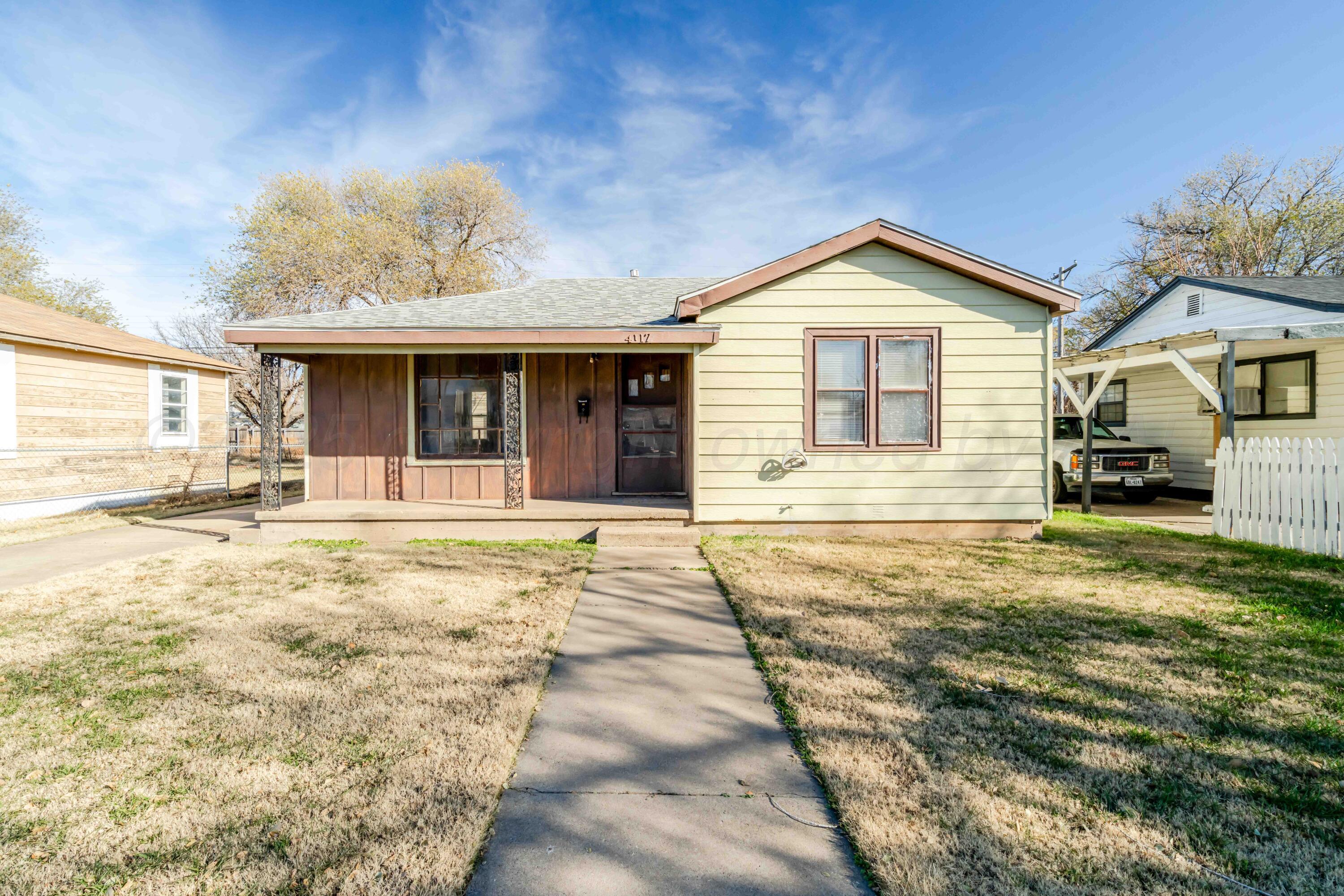 4117 South Monroe Street Amarillo, TX 79110 - Photo 1 of 1 a view of a house with a swimming pool
