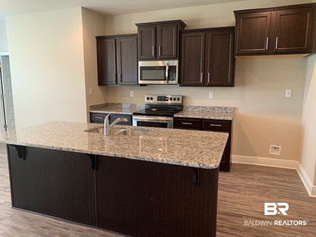 1414 Hickory Street South, Unit 3 Foley, AL 36535 - Photo 9 of 15 Kitchen Island