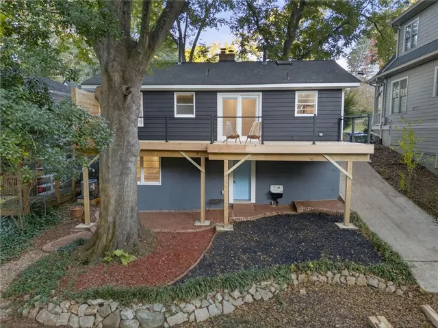 a view of house with outdoor space