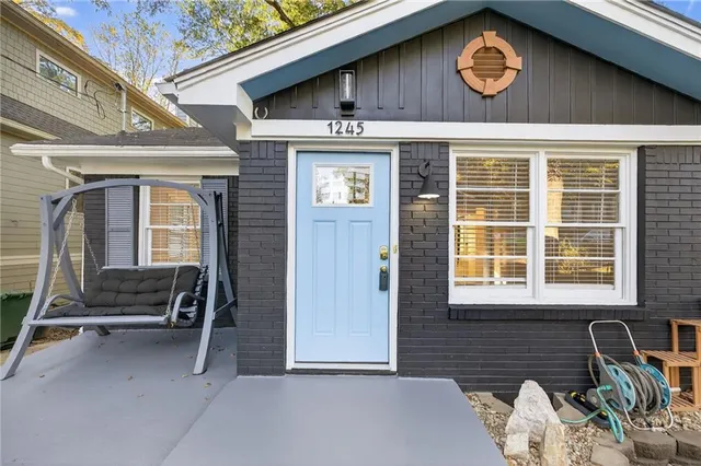 a view of outdoor space shop and windows