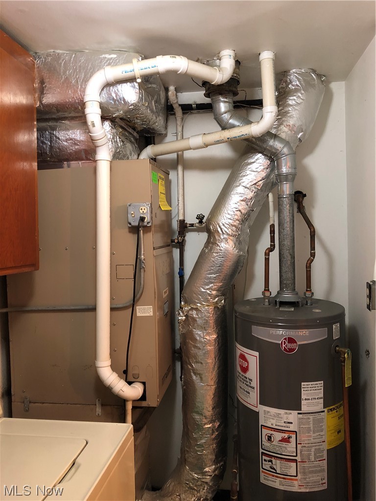 18421 Homeway Road Cleveland, OH 44135 - Photo 13 of 27 Utility room featuring water heater