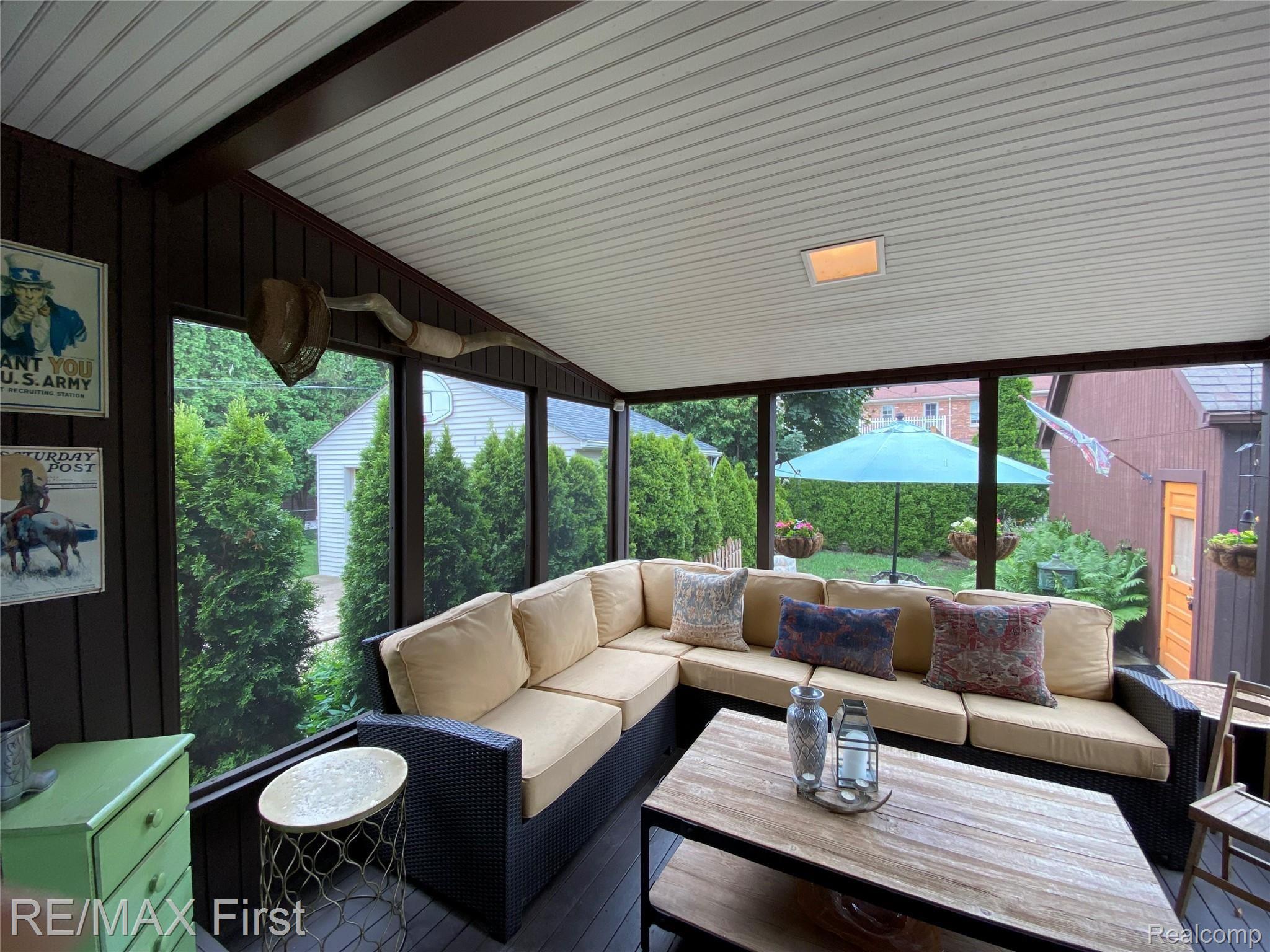 240 Fisher Road Grosse Pointe, MI 48230 - Photo 6 of 54 Screened in Porch View 1.jpg