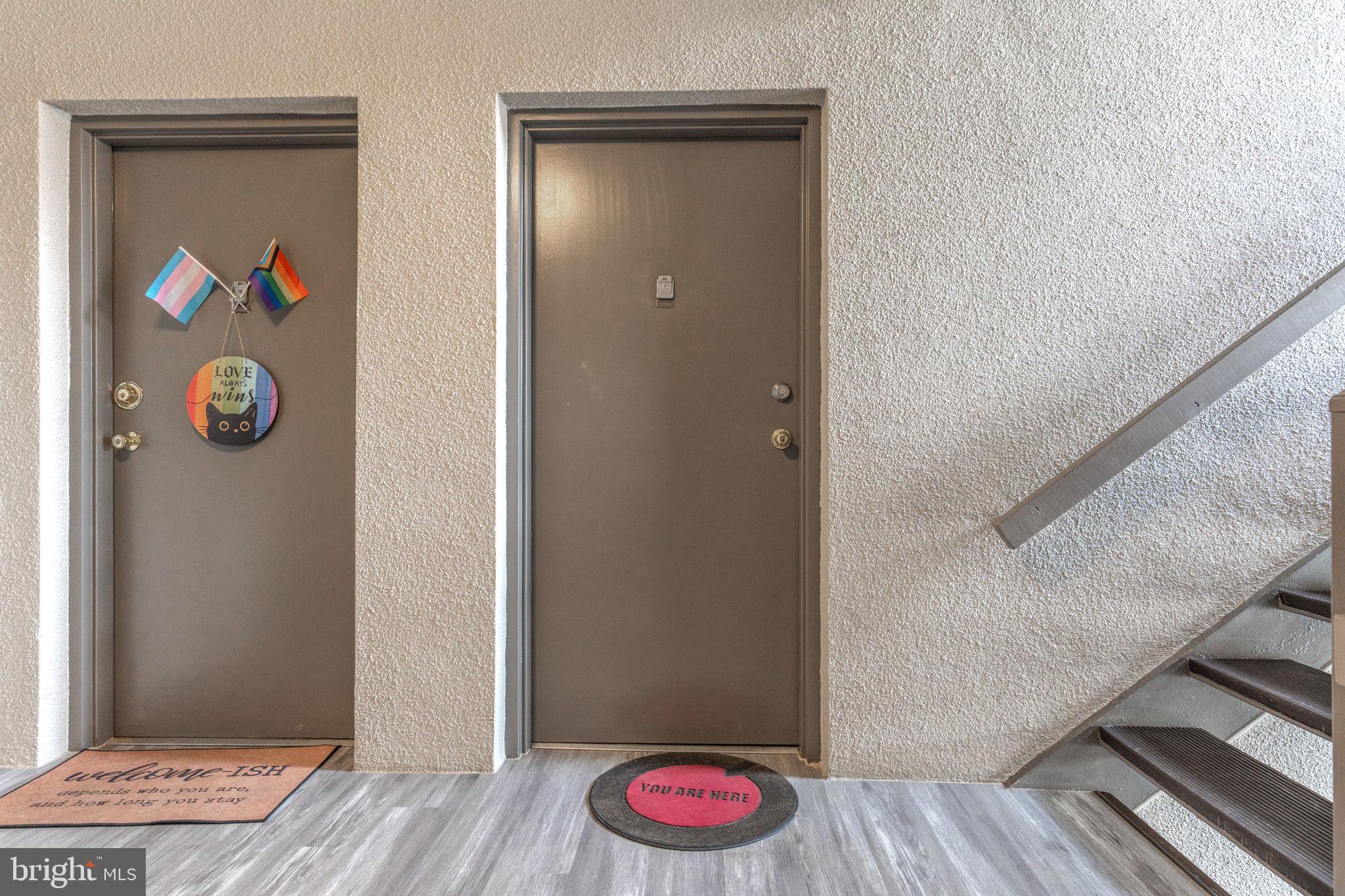 9653 White Acre Road, Unit B2 Columbia, MD 21045 - Photo 6 of 28 a view of wooden floor and closet
