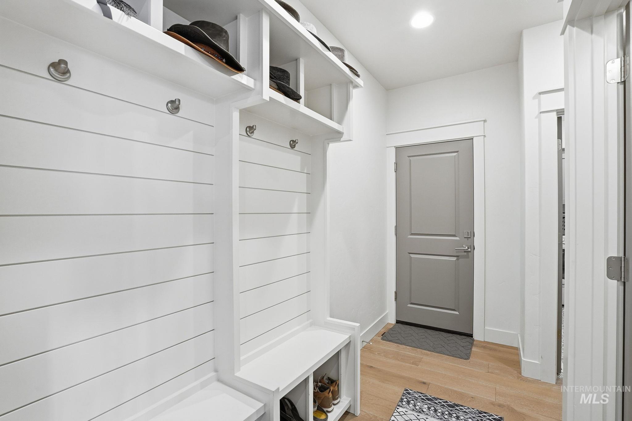 2301 Nordic Avenue Middleton, ID 83644 - Photo 26 of 50 Mudroom with light wood finished floors and recessed lighting