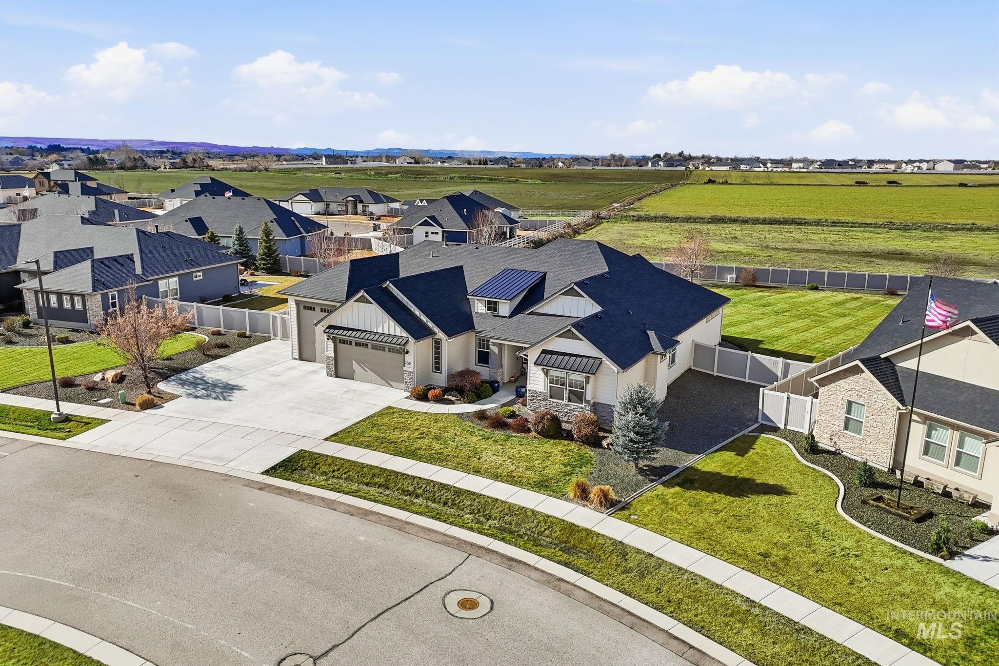 2301 Nordic Avenue Middleton, ID 83644 - Photo 35 of 50 Aerial perspective of suburban area