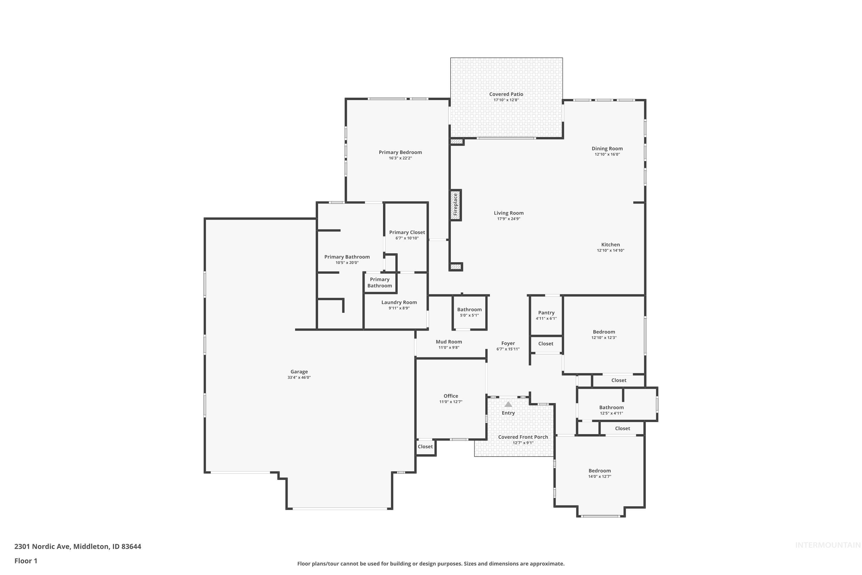 2301 Nordic Avenue Middleton, ID 83644 - Photo 50 of 50 View of home floor plan