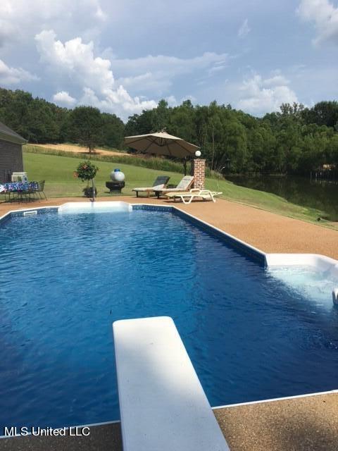 1460 Mcmaster Road Sarah, MS 38665 - Photo 17 of 40 Beautiful Saltwater Pool