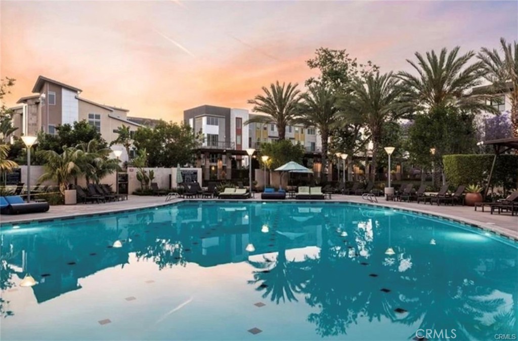 1209 Rivington Irvine, CA 92612 - Photo 34 of 38 a swimming pool view with a lake view