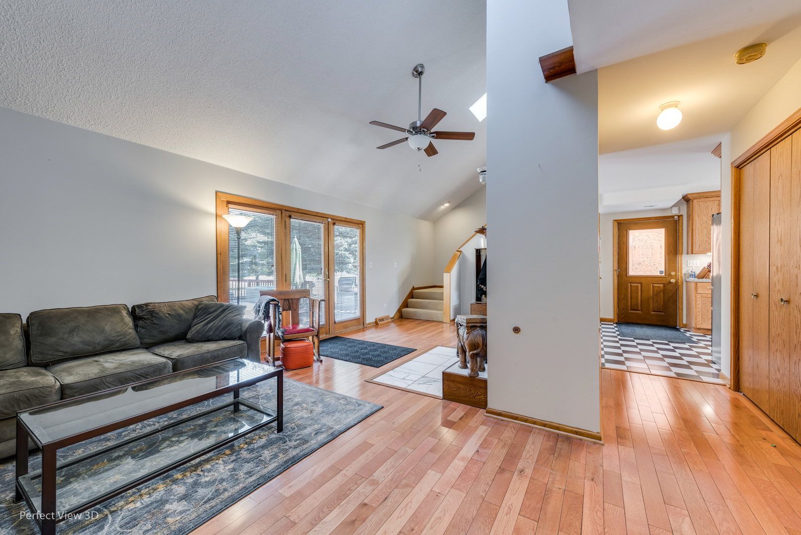 25255 South Tehle Road Elwood, IL 60421 - Photo 12 of 31 a living room with furniture and a wooden floor