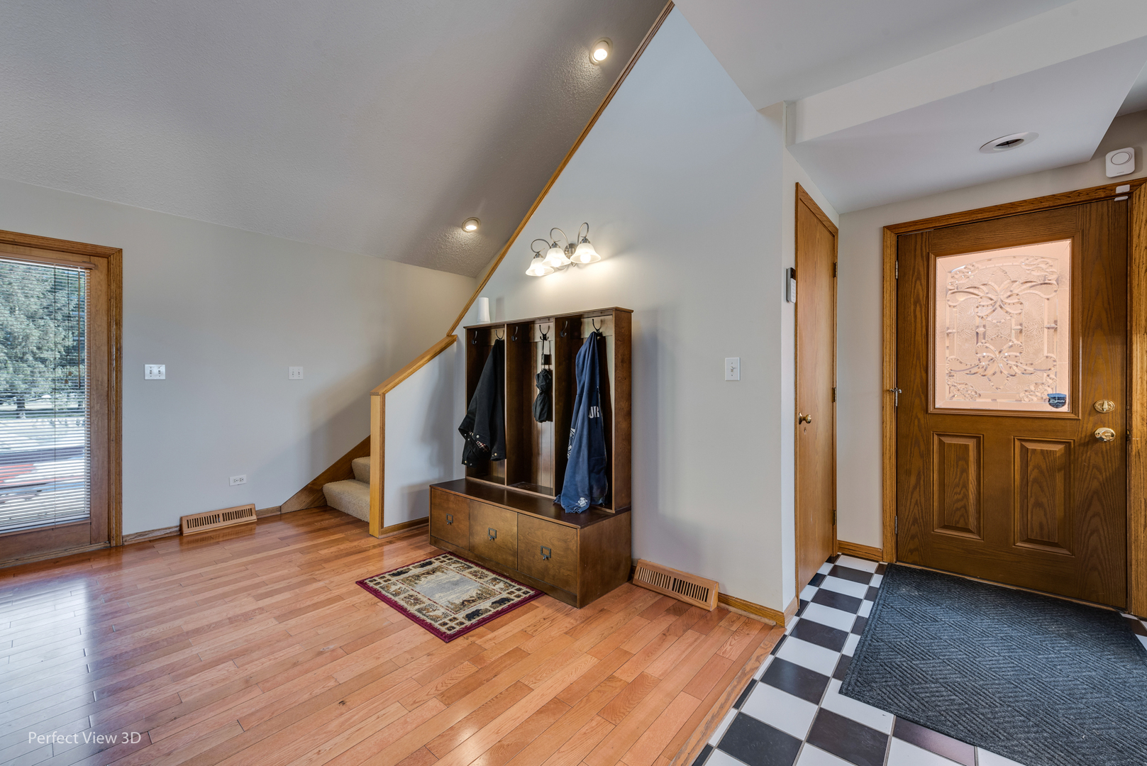 25255 South Tehle Road Elwood, IL 60421 - Photo 13 of 31 a view of an empty room with wooden floor and windows