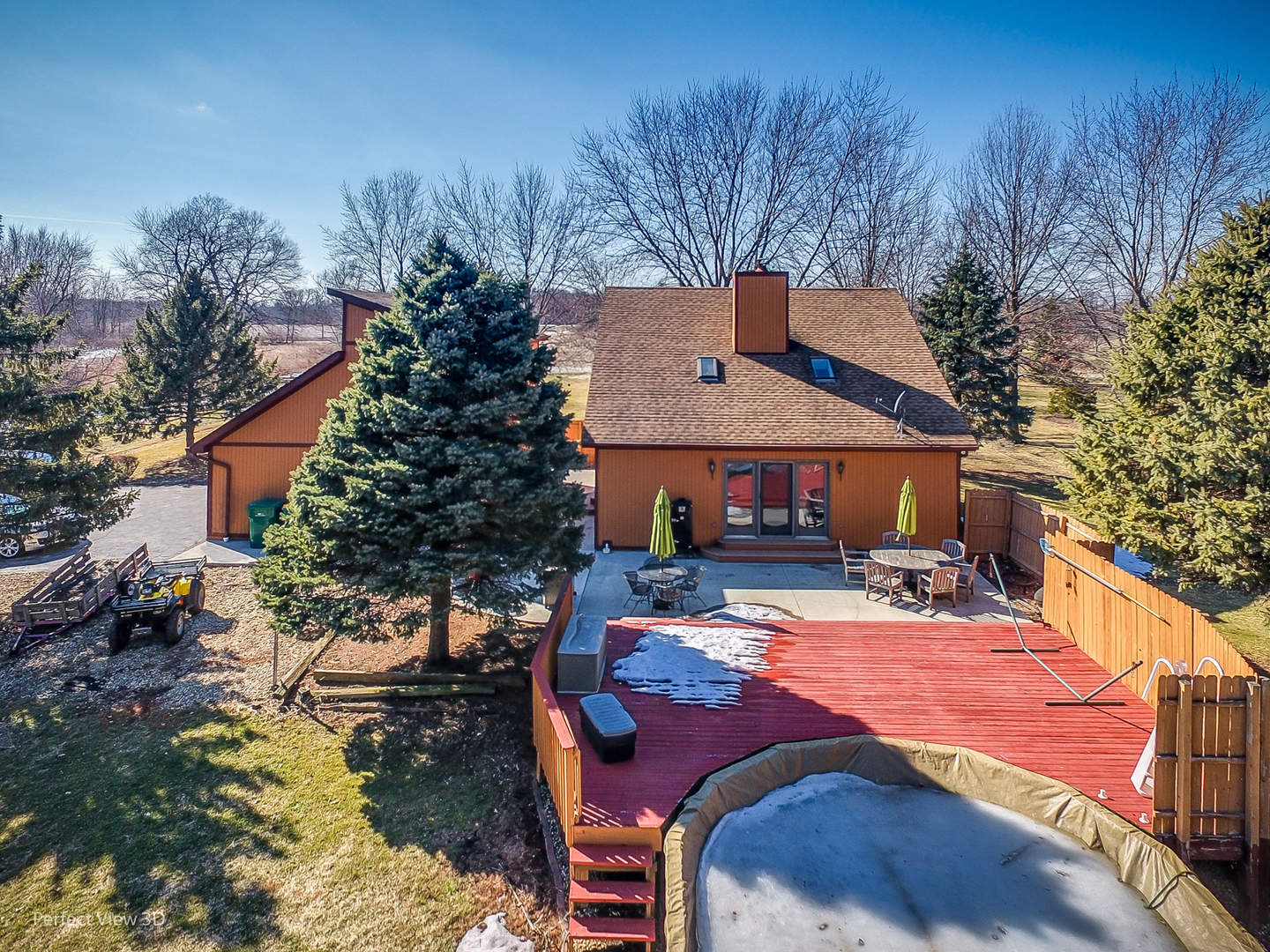 25255 South Tehle Road Elwood, IL 60421 - Photo 3 of 31 a view of swimming pool with a patio