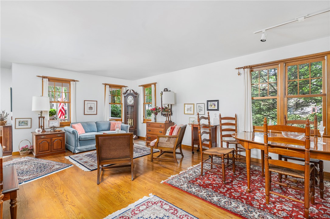 253 Table Rock Road South Kingstown, RI 02879 - Photo 12 of 44 Dining/Living Room. Oak Hardwoods.