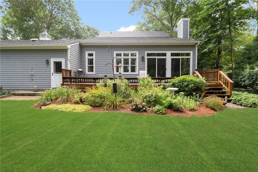 253 Table Rock Road South Kingstown, RI 02879 - Photo 34 of 44 Exterior rear with Deck