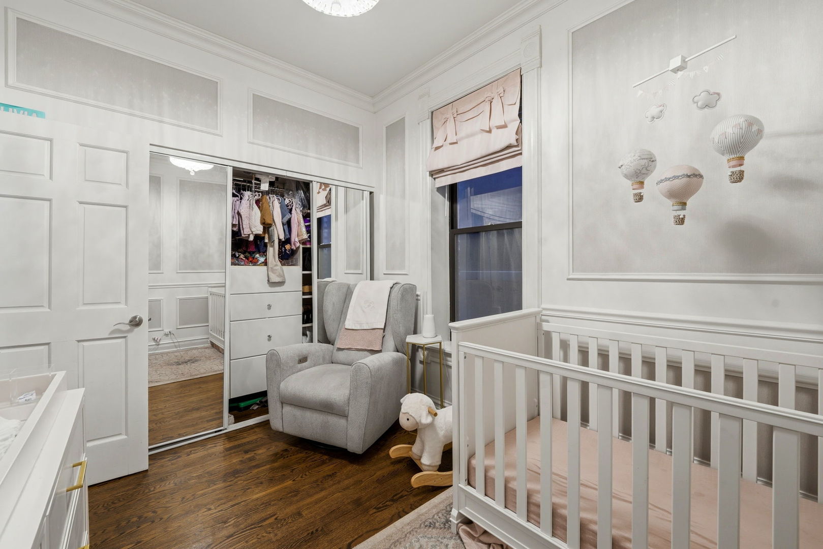 2142 North Racine Avenue, Unit 1 Chicago, IL 60614 - Photo 16 of 30 a bedroom with furniture and wooden floor