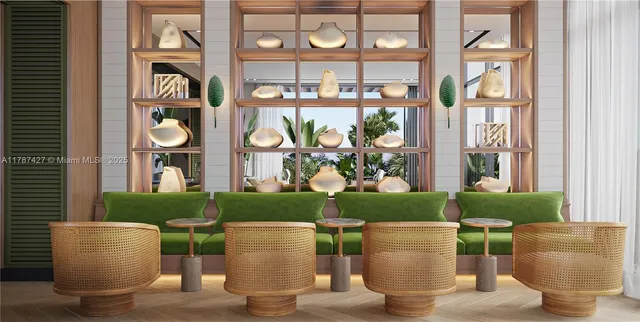 a living room filled with furniture and a window