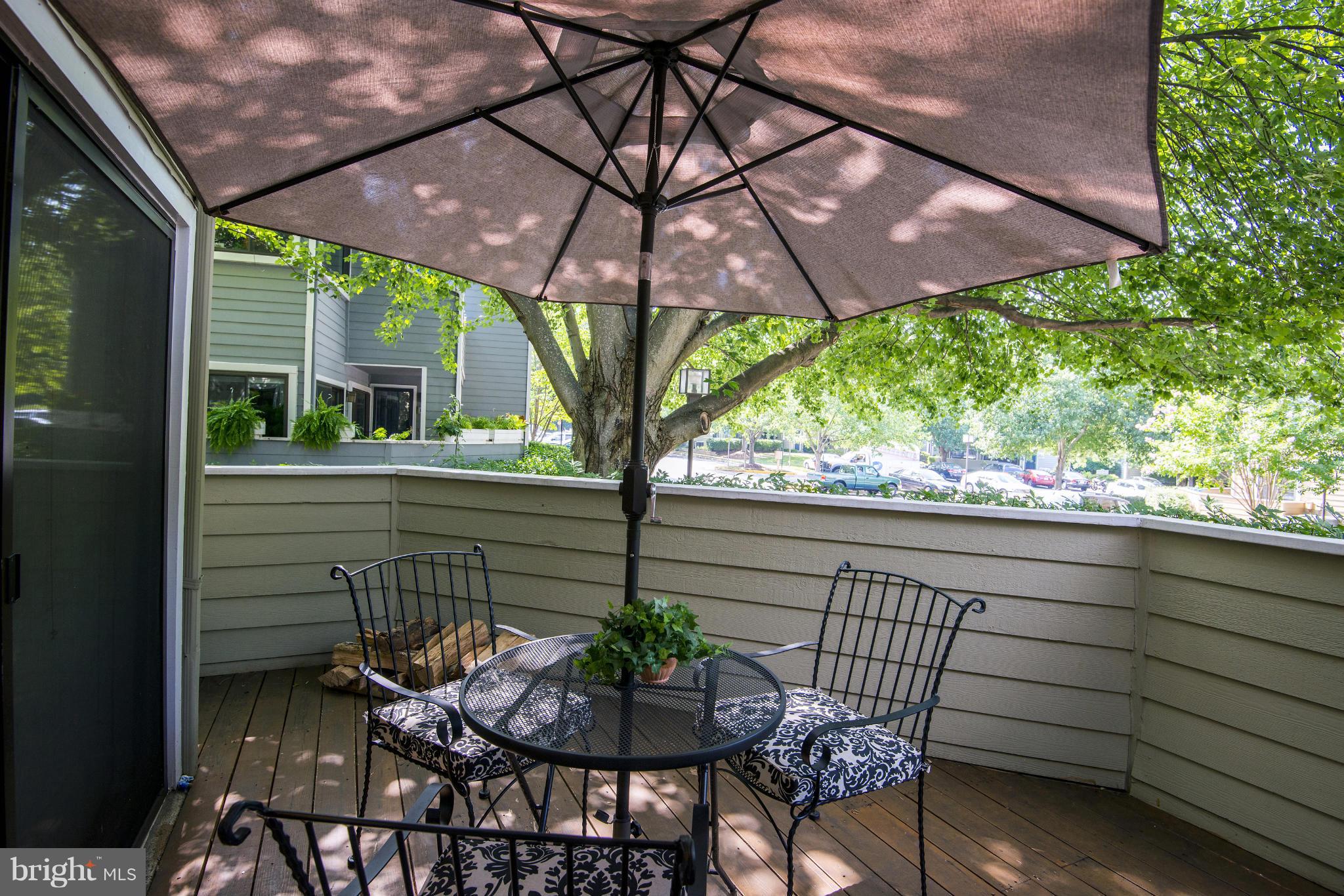 11033 Villaridge Court, Unit A Reston, VA 20191 - Photo 14 of 15 Large Front Deck