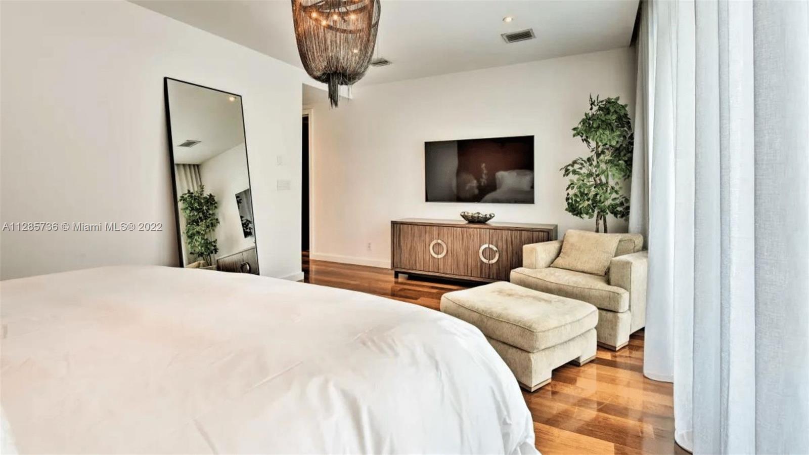 Keystone Point North Miami, FL 33181 - Photo 17 of 26 a bedroom with two beds and a flat screen tv