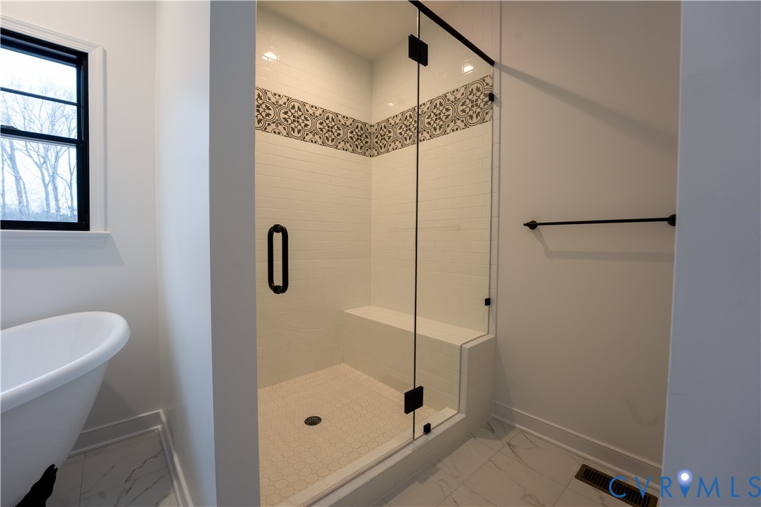 5512 Hickory Ridge Road Spotsylvania, VA 22551 - Photo 16 of 22 a bathroom with a shower and a sink