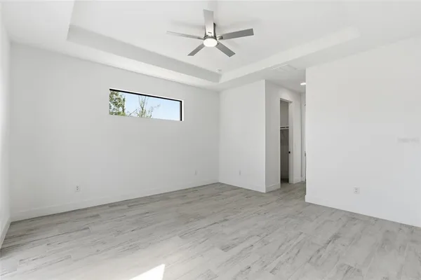 a view of a room with rack