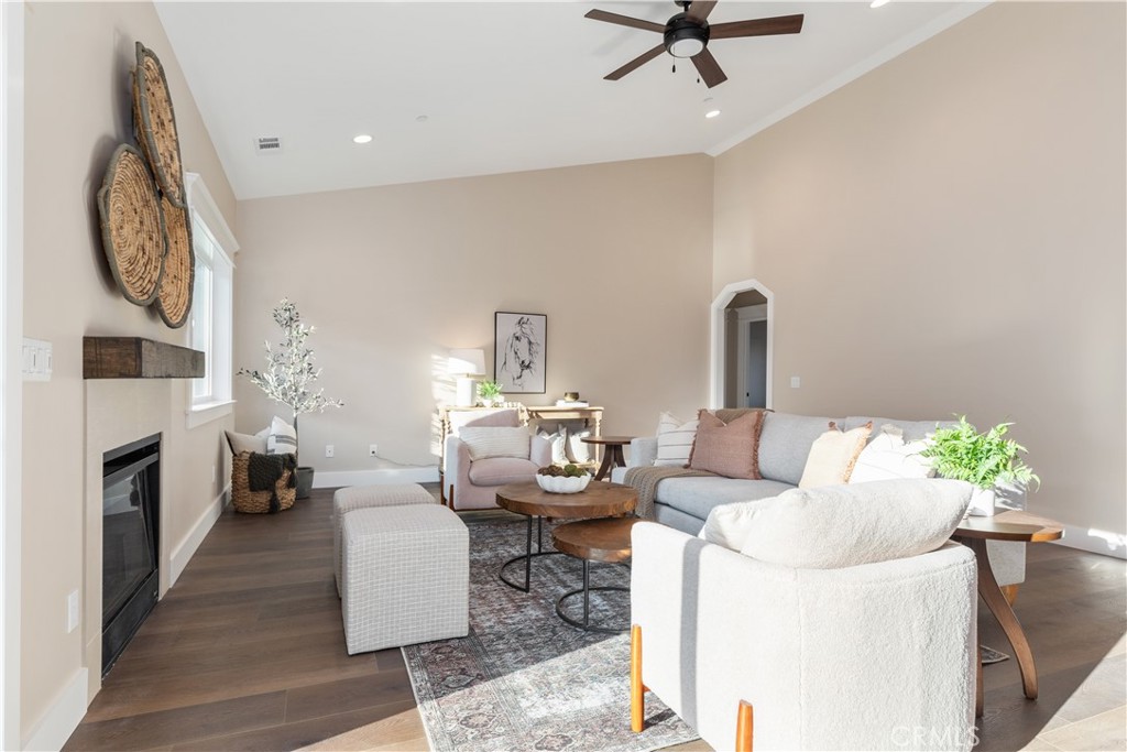 132 Burket Place Paso Robles, CA 93446 - Photo 11 of 30 a living room with fireplace furniture and a fireplace