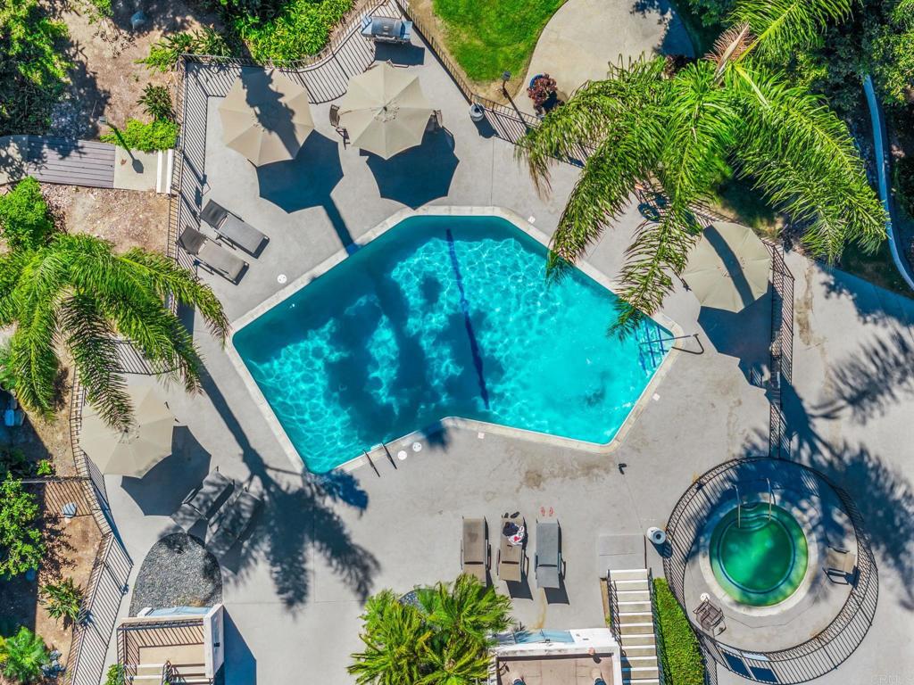 6780 Friars Road, Unit 129 San Diego, CA 92108 - Photo 35 of 50 an aerial view of a house with garden space and street view