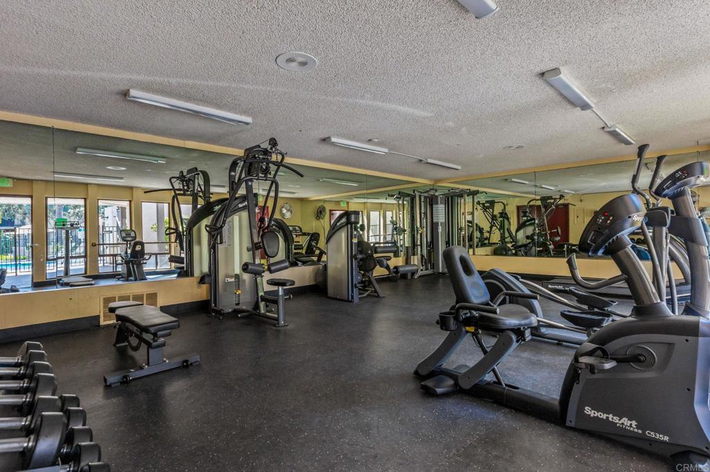 6780 Friars Road, Unit 129 San Diego, CA 92108 - Photo 41 of 50 a view of a room with gym equipment