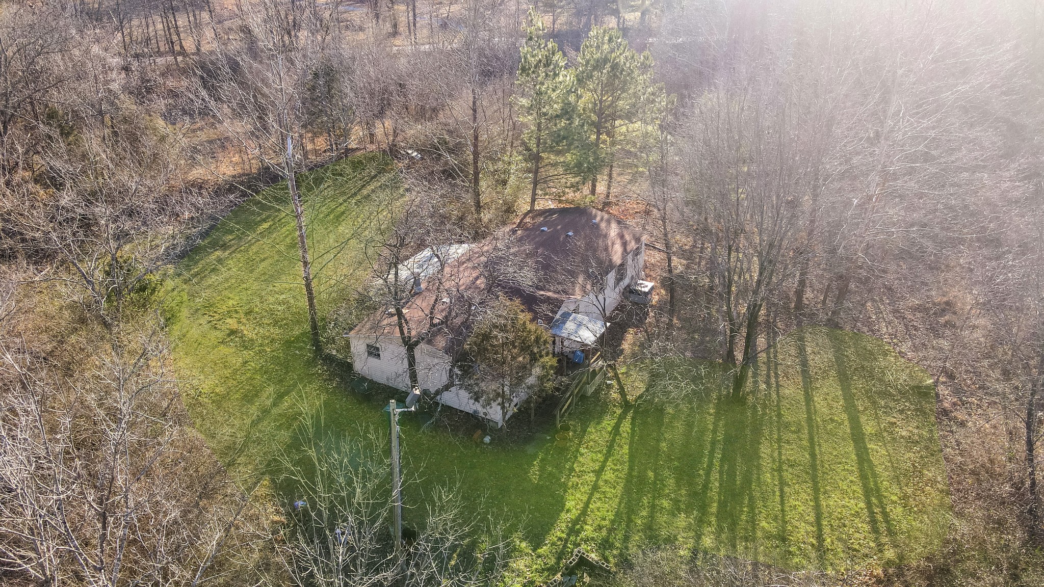 1855 New Hope Road Springfield, TN 37172 - Photo 8 of 35 a backyard of a house with lots of green space