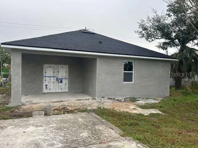 a front view of house