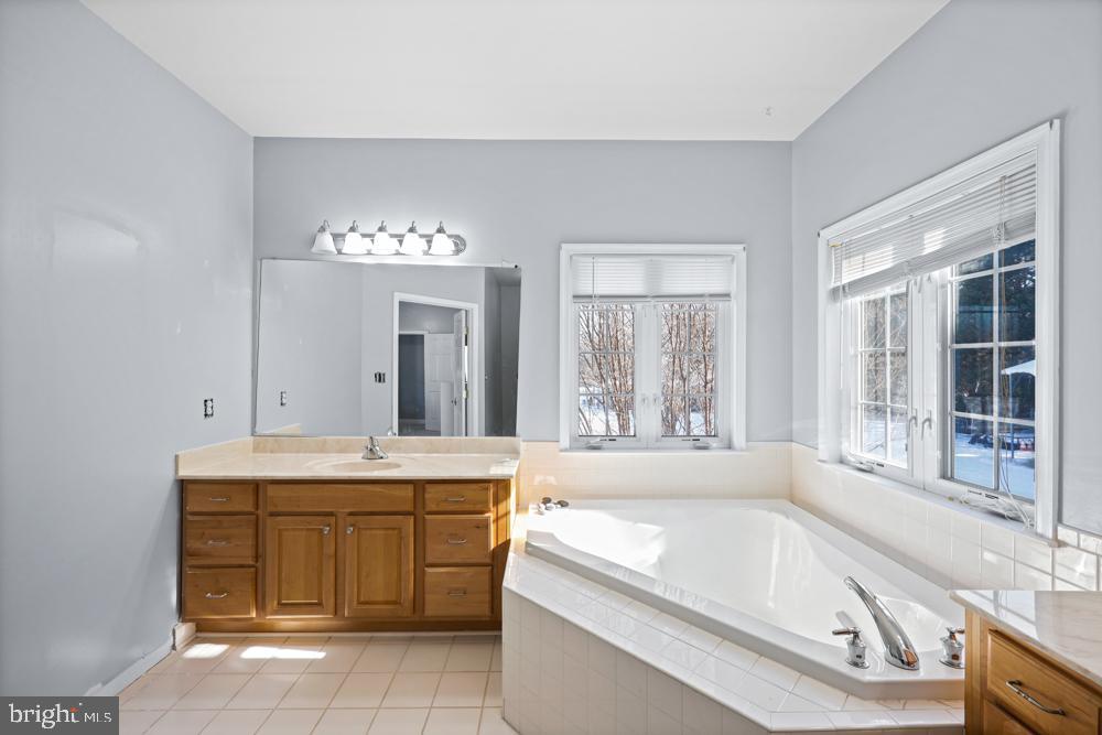 13710 Baden Naylor Road Upper Marlboro, MD 20772 - Photo 27 of 66 a spacious bathroom with a tub sink and mirror