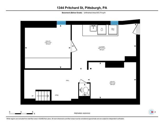 an aerial view of a patio