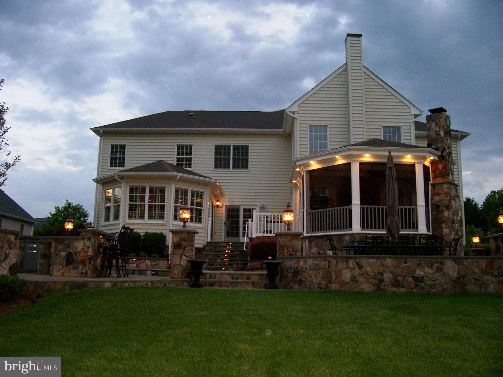 4468 Corral Road Warrenton, VA 20187 - Photo 4 of 30 Night shot of rear exterior
