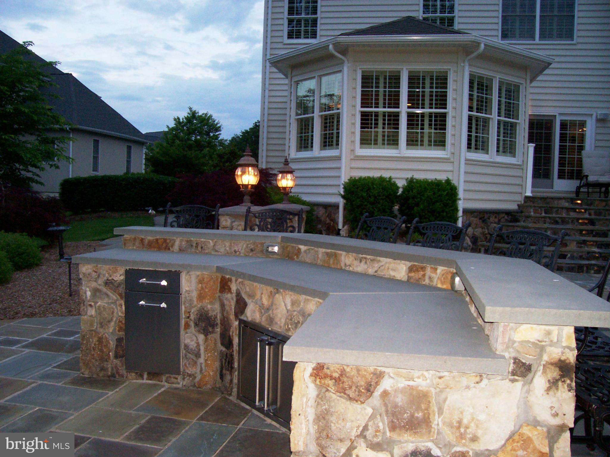 4468 Corral Road Warrenton, VA 20187 - Photo 6 of 30 Outdoor kitchen w Viking Stove and more