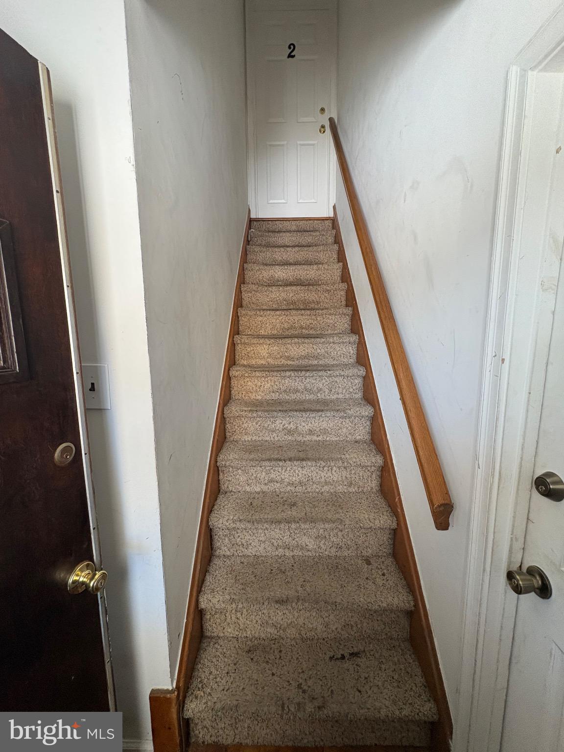 830 Emerson Street, Unit 2 Philadelphia, PA 19111 - Photo 2 of 10 Inviting ascent to a second-floor retreat.