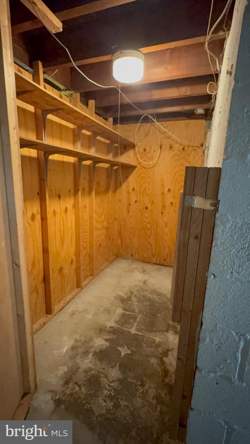 830 Emerson Street, Unit 2 Philadelphia, PA 19111 - Photo 8 of 10 Spacious storage area with wooden shelving.