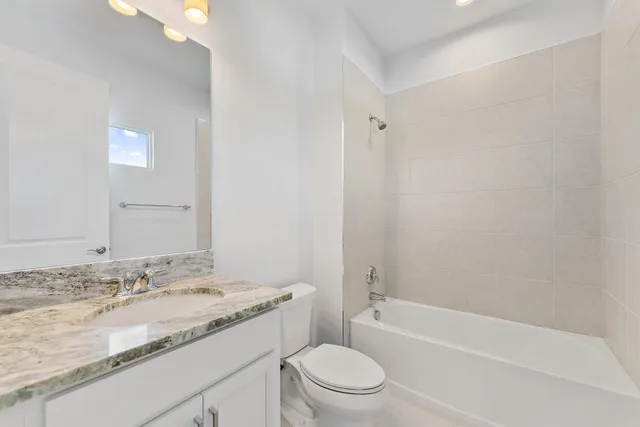 a view of a park that has a tree in it