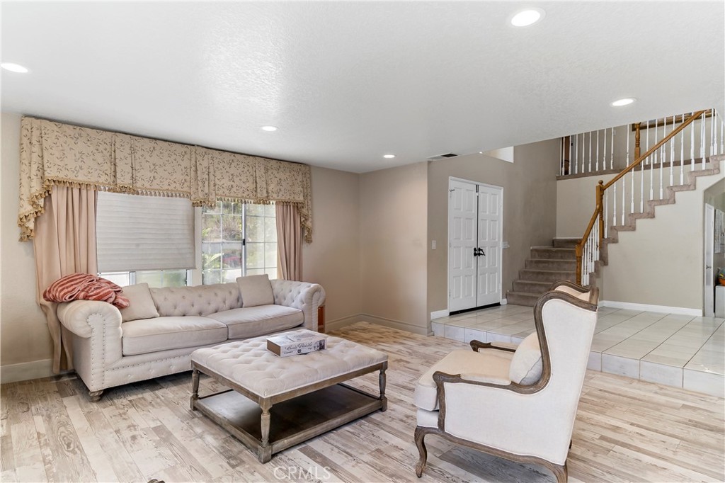1491 Hunters Trail Glendora, CA 91740 - Photo 4 of 54 a living room with furniture and a wooden floor