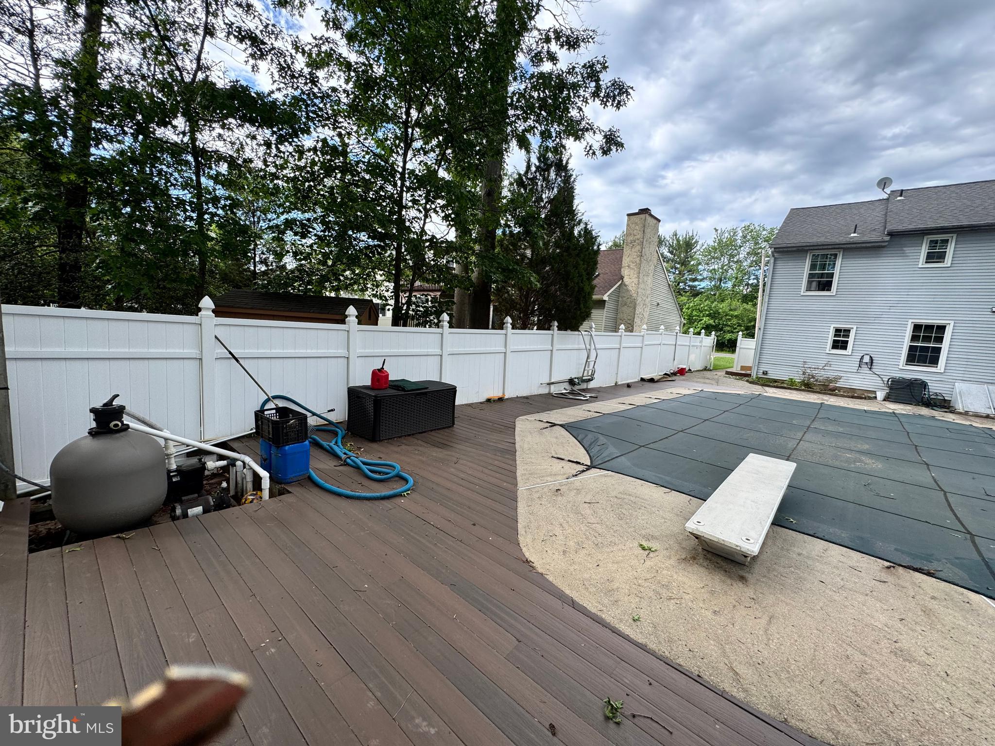 461 Old Erial Road Sicklerville, NJ 08081 - Photo 32 of 34 a view of outdoor space yard deck patio and fire pit